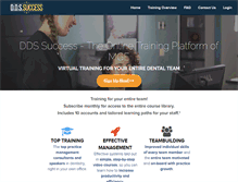 Tablet Screenshot of ddssuccess.com